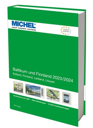 MICHEL - Baltiske lande og Finland 2023/2024 - Frimærkekatalog