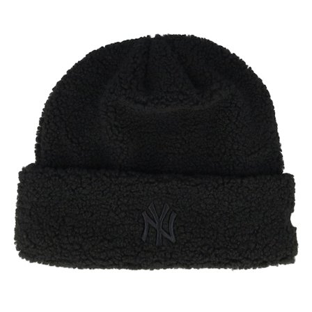 New Era - Svart cuff Lue - Womens Borg Beanie Black Cuff @ Hatstore