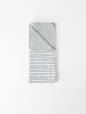 Polarn O. Pyret - Striped blanket - Onesize - Childrenswear - grey