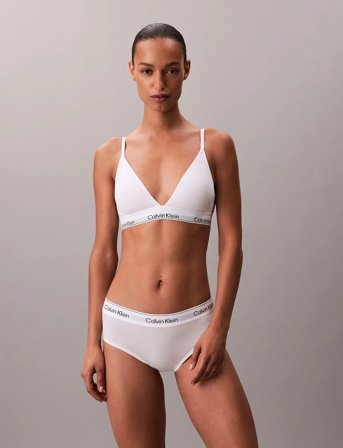 Calvin Klein Lightly Lined Triangle - White - S