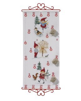 Broderikit Kalender Nisser & Dyr - Rosenstand