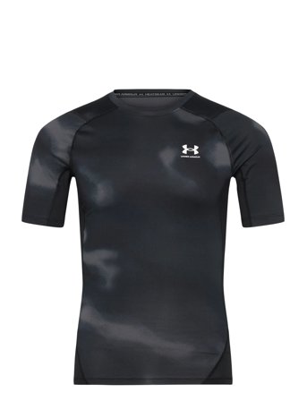 Ua Hg Armour Printed Ss Black Under Armour