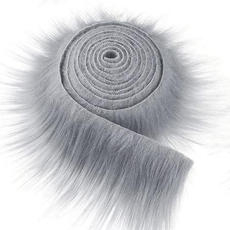 9x150 cm Tekoturkisnauha Tee-se-itse-vaatteet Ompele Fluffy Trimming S Vaaleanharmaa 9cm*150cm Light gray 9cm*150cm