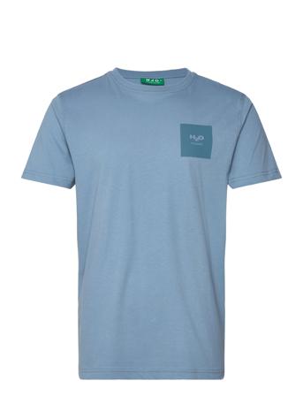 Lyø Organic Tee T-shirts Short-sleeved Blå H2O