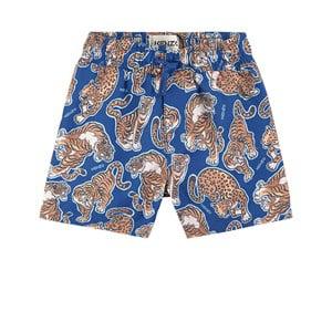 Kids - Kenzo Kids Blue Cat Print Swim Shorts 6 Months - Swimwear and coverups - 6 months - Blue
