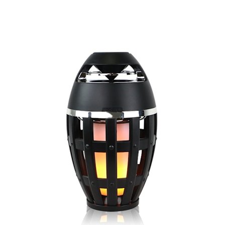Utomhusfackla Bluetooth-högtalare med flammande effektlampa, vattentät