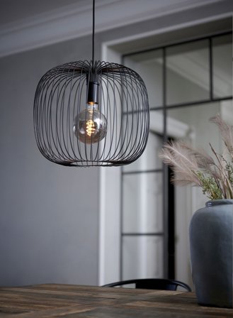 Beroni taklampe Ø40 - sort