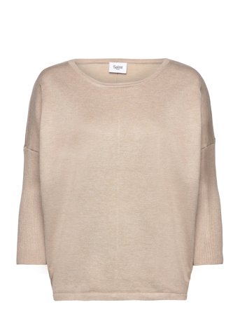 Saint Tropez A2561, Milasz R-Neck Pullover - Beige - XXL