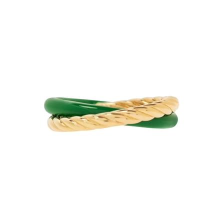 Bottega Veneta Rings Gul, Dame Ringe, Størrelse: 54 MM