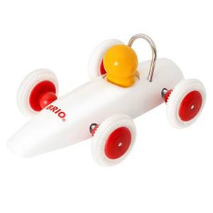BRIO White BRIO Baby - 30077 Race Car Pull-along Toy 12+ months - Vehicles - 12+ months - White