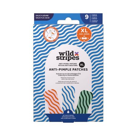 WILD STRIPES - Patches Anti-Pimple Patches XL - Crema viso pelle grassa,Maschera viso purificante