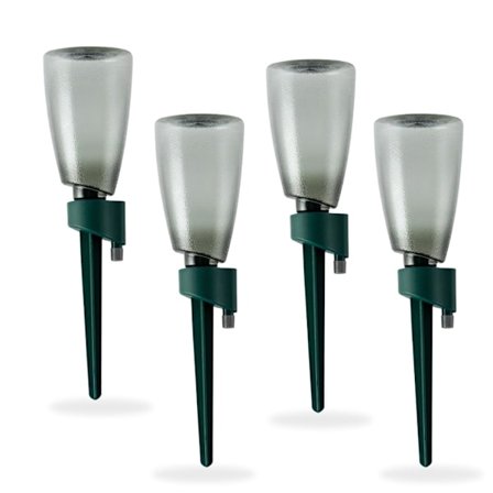 3 dypere dryppvanningssett, automatisk vanning med flaske, ideell for dine innendørsplanter, på balkongen, i hagen, i