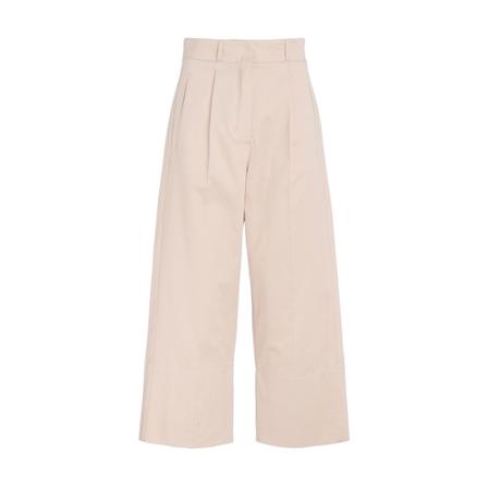 Max Mara, Cotton trousers Beige, Dames, Maat:XS,Katoen