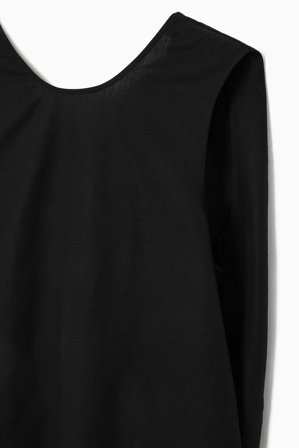 COS Women's Twist-Detail Mini Dress in Black