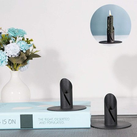 Ljusstake, Ljusstake, Ljusstake med handtag, Ljusstakar för Hallo