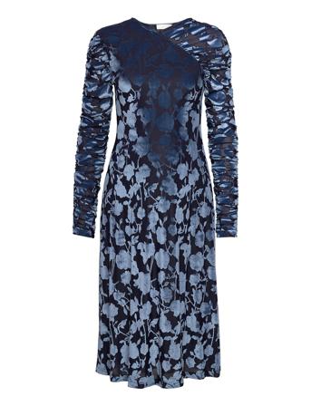 Ellie, 1295 Lurex Velvet Devore Black STINE GOYA