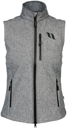 Back on Track W's Flash High Visibility Vest Grey