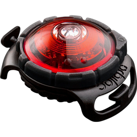 Orbiloc - Safety Light Dog Dual LED - With Quick Mount & Adjustable Strap Red 5 km - Hund - Halsbånd - ZOO.no