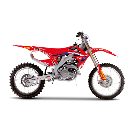 Blackbird Replica Decal Kit + Sadle - Honda CRF 450R 2009-2012