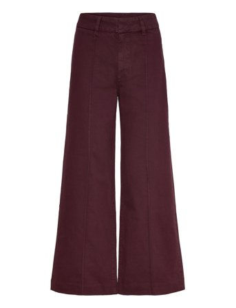 Mango | High-Waisted Wide-Leg Jeans With Stitching | 34