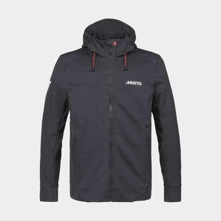 Hoodie Musto LPX Softshell, Black, men, Large