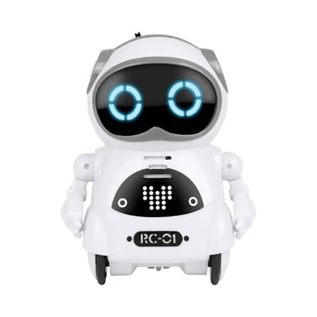 Lomme RC Robot Snakkende Interaktiv Dialog Stemmegjenkjenning Opptak Syngende Dansende Fortellende Historie Mini RC Robot Leker Gave