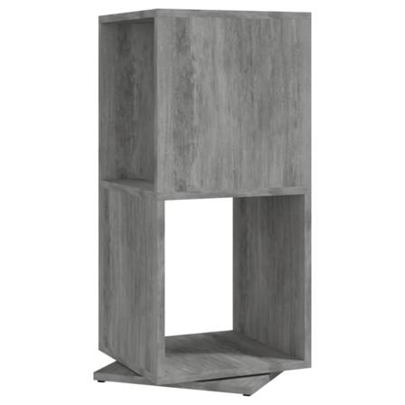Vidaxl Roterande Hylla Grå 34,5x34,5x75,5 Cm Spånskiva Grå