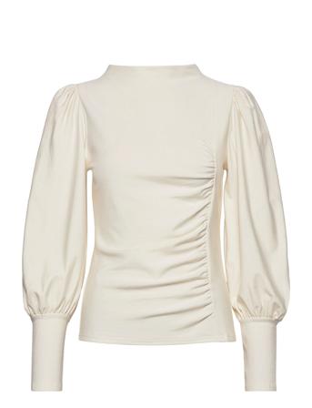 Rifagz Puff Blouse Noos Blus Långärmad Vit Gestuz