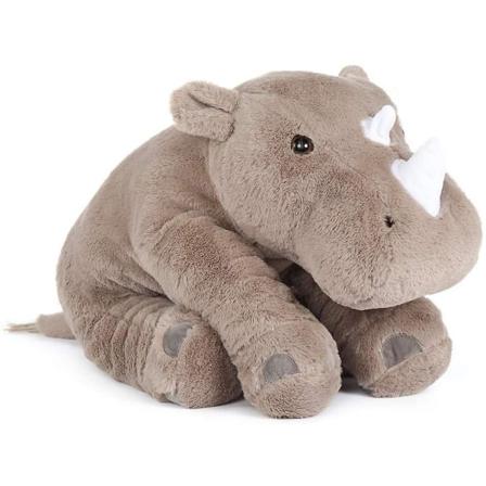 Rhino gosedjur plyschleksak är söt och mjuk Gray 40cm