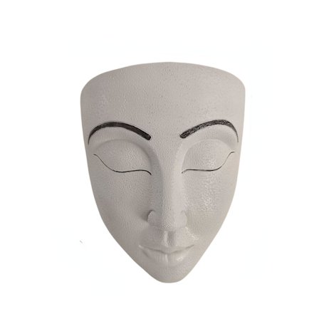 Ansikte Blomkruka Väggmonterad Blomkruka Hemma Trädgård Väggdekorationer