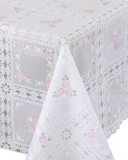 Voksduk Blonde metervare Rosa - Linea