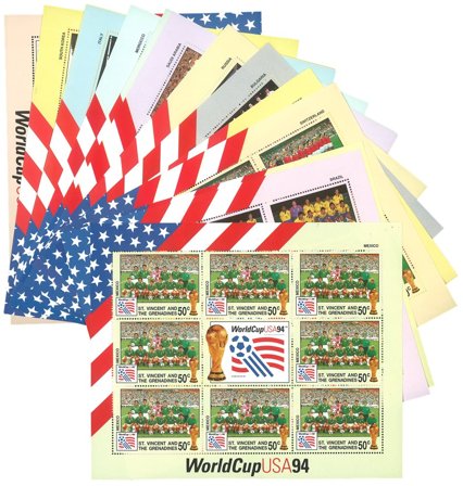 VM i fodbold 1994 - 23 postfriske ark