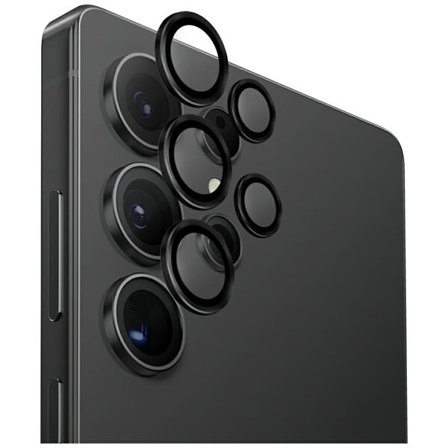 Uniq Optix kameralinse i aluminium for Samsung Galaxy S25 Ultra - Svart