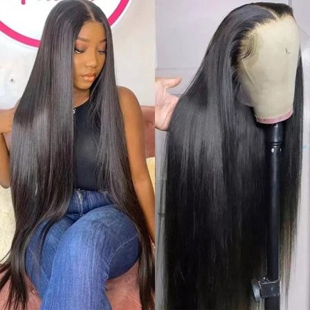 TG Lace Wig Europeiska och amerikanska front lace wig huvud damer mig