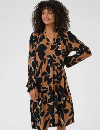 Kaffe Kalisette Amber Dress - Black - 38