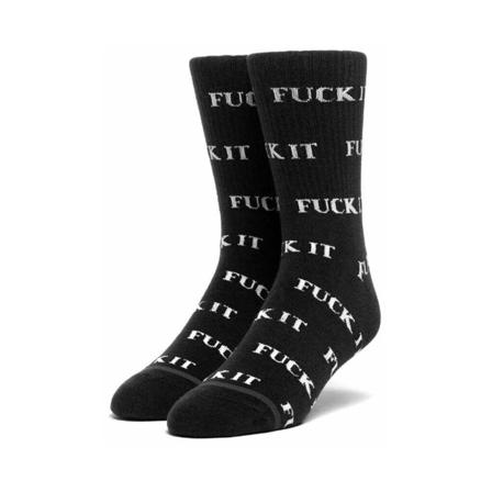 HUF Socks Sort, unisex Strømper, Størrelse: ONE Size