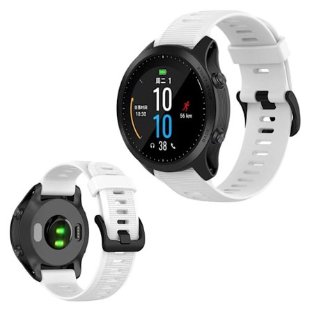Garmin Forerunner 945 / Fenix 5 Plus / Approach S60 silicone watch band - White