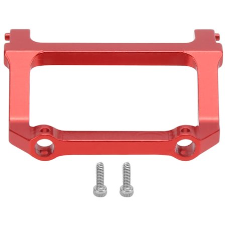 RC Front Bumper Mount i Aluminiumlegering for Axial SCX24 C10 1/24 RC Bil Oppgraderingsdeler Rød