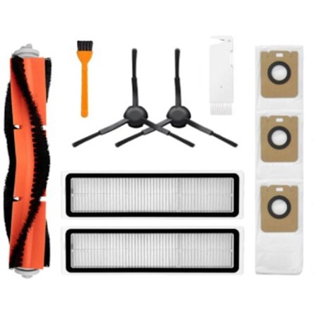 För Dreame Bot Z10 Pro L10 plus dammsugare tillbehör Huvudsida borste dammsugare påse utbytbara reservdelar