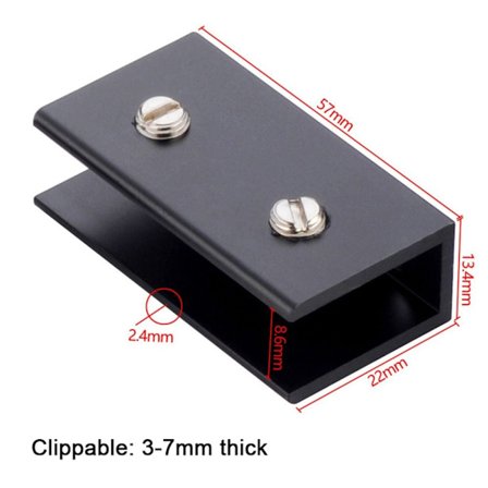 Vinkel Hörnkod Glasklämma STYLE 1 STYLE 1