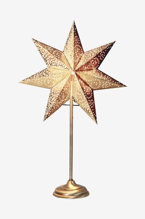 Star Trading - Stjärna på fot Antique - Guld - Adventsstjärnor - Från Homeroom