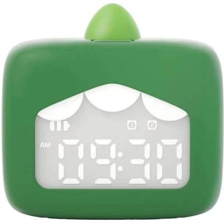 1 st grön digital klocka LED väckarklocka