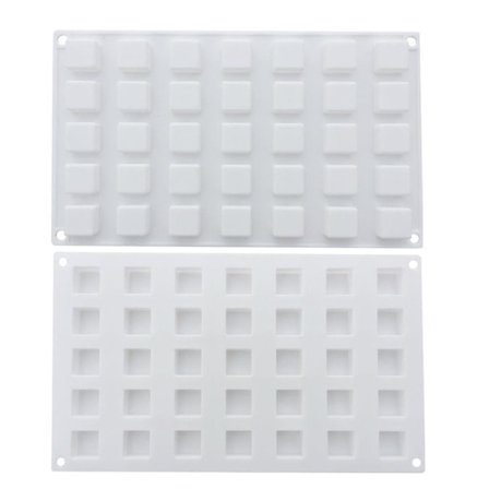 35 Hål Fyrkantig Mousse Form