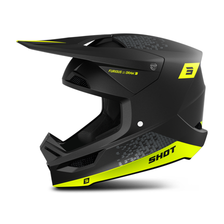 Crosshjelm Shot Furious Draw Neongult matt M