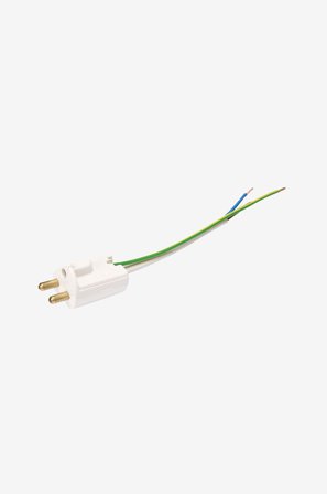 PR Home - Takkontakt Klass 1, jordad 14 cm - Vit - Tillbehör - Från Homeroom