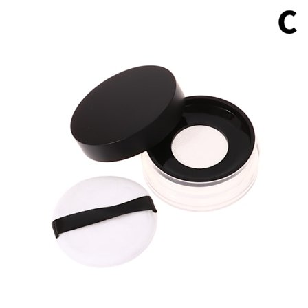 20g Tom Luftpute Puff Box Med Pulver Svamp Sifter Eller Ela