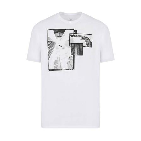 Armani Exchange, T-Shirts Wit, Heren, Maat:M