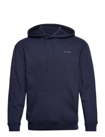 Bhdownton Hood Sweatshirt Navy Blend