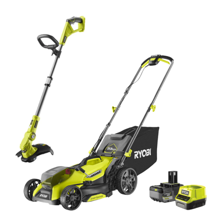 Ryobi RY18LMX33A+OLT1832A+RC18120 Trädgårdspaket, Trädgårdsmaskiner