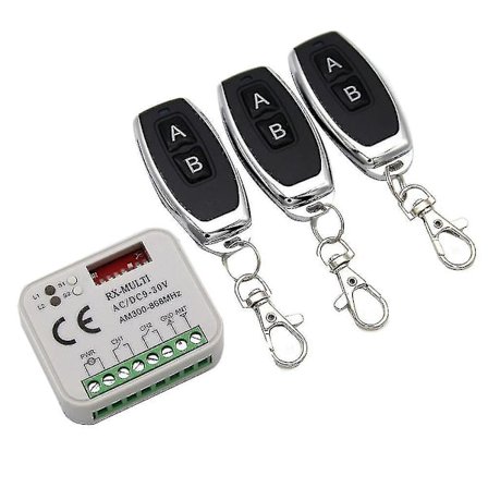 Garageportåbner Fjernbetjening Modtager 433 868mhz Multi 300-900mhz Ac/dc 9-30v Modtager Med Fjernbetjening